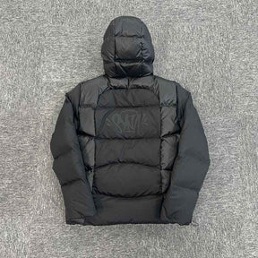 Jaqueta Puffer Synaworld Logo Wave Preta