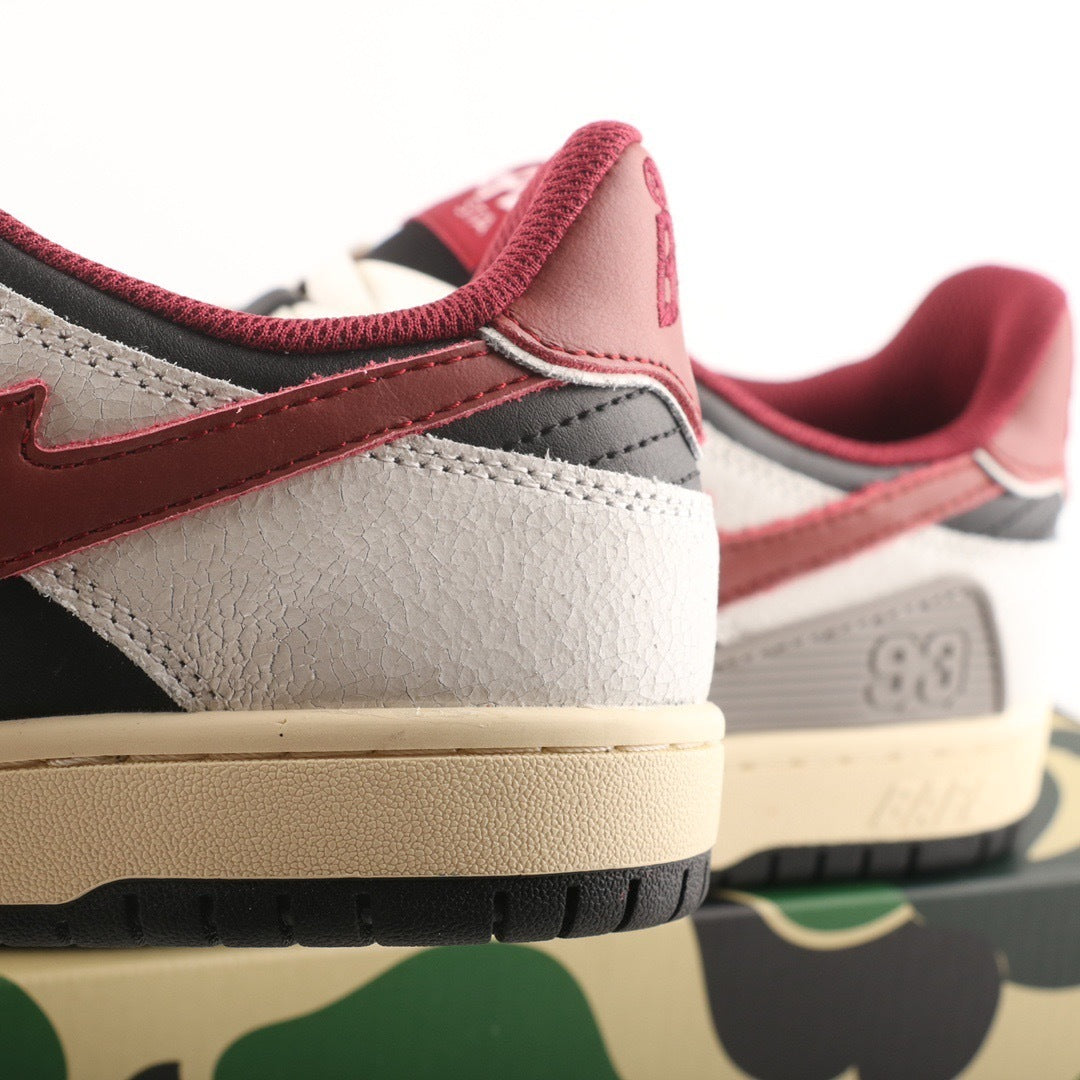 A Bathing Ape Bape SK8 Sta Vintage White Red