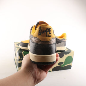 A Bathing Ape Bape SK8 Sta Vintage Black Yellow
