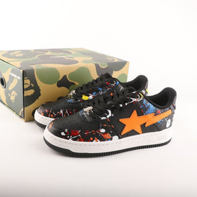 A Bathing Ape Bape Sta M2 Black Orange
