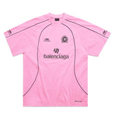 Camiseta Balenciaga Shanghai #10 Soccer Jersey Oversized Pink