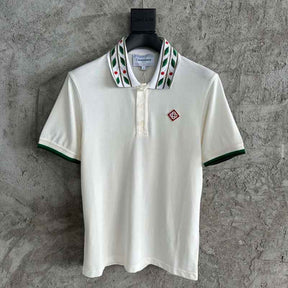 Camiseta Casablanca Classic Laurel Polo Branca