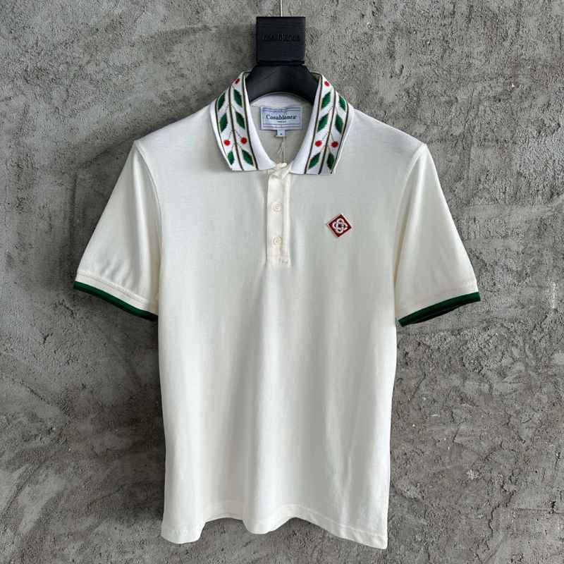 Camiseta Casablanca Classic Laurel Polo Branca