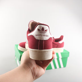 Adidas Campus 00s Sporty & Rich - Merlot Cream