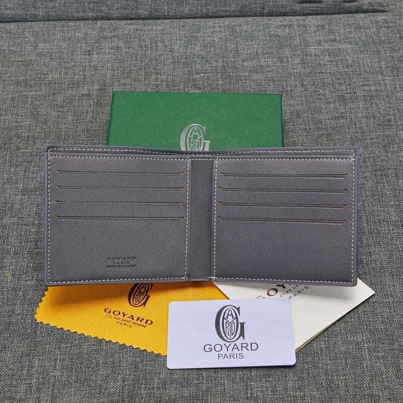 Carteira Goyard Victoire Azul/Cinza