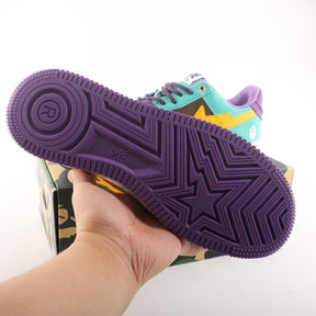 A Bathing Ape Bape Sta Brown Yellow