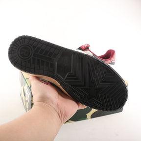 A Bathing Ape Bape SK8 Sta Vintage White Red