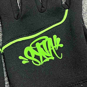 Luva Synaworld No Trace Preta/Verde