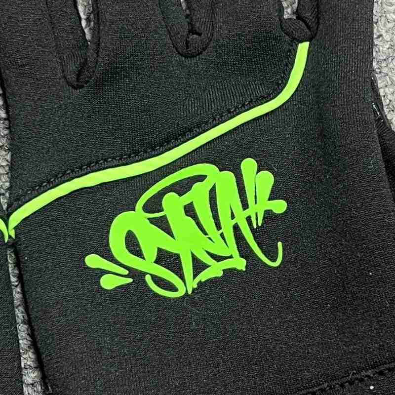 Luva Synaworld No Trace Preta/Verde