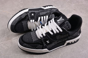 Louis Vuitton LV Trainer Black Damier 3D Denim