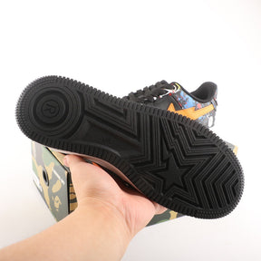 A Bathing Ape Bape Sta M2 Black Orange