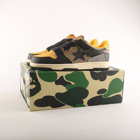 A Bathing Ape Bape SK8 Sta Vintage Black Yellow