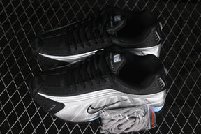 Nike Shox R4 Silver Black Psychic Blue