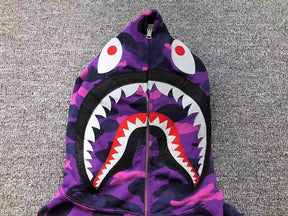 Moletom Bape Shark ABC Camo Roxo