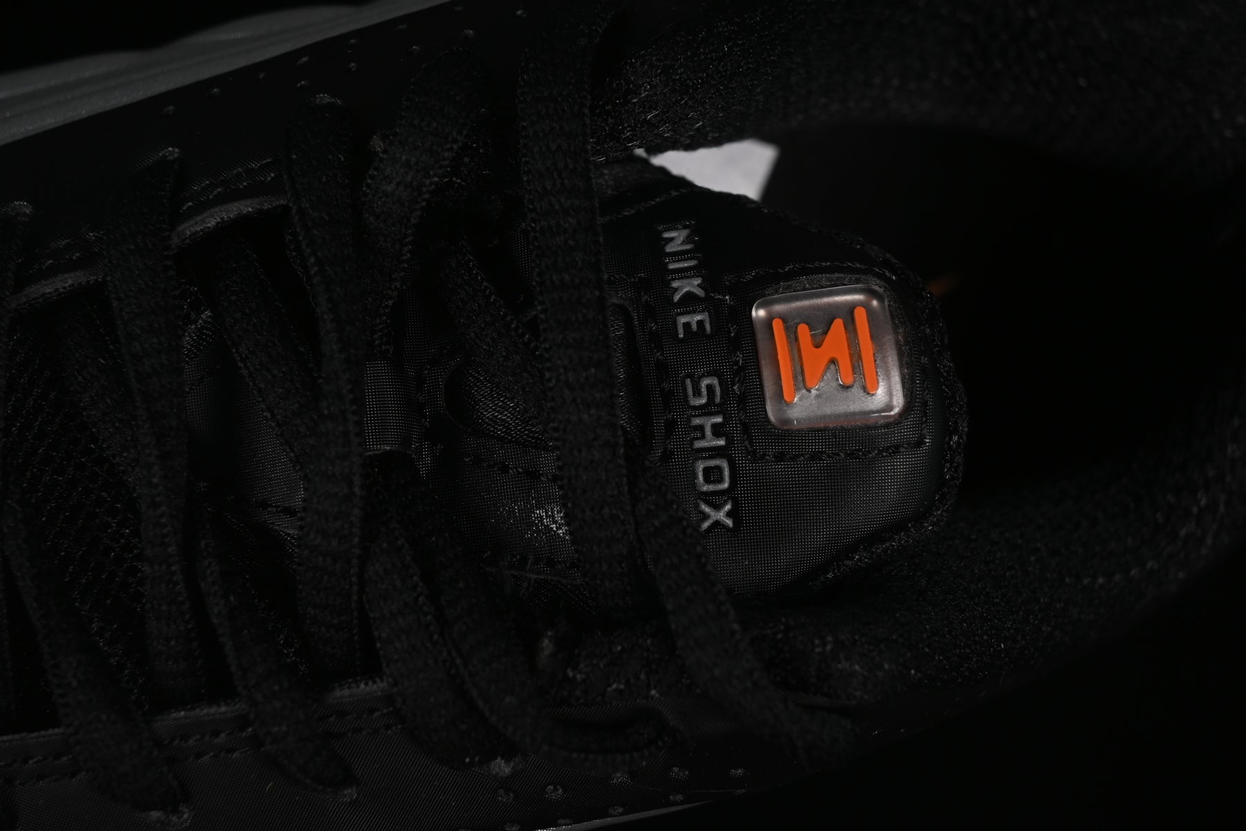 Nike Shox R4 Black Silver Orange