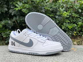 Supreme x Nike SB Dunk Low 94 White Metallic Silver