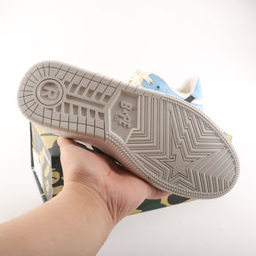 A Bathing Ape Bape Sk8 Sta Black Blue