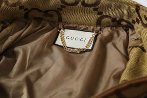 Jaqueta Gucci Jumbo GG Canvas Beige