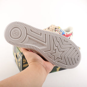 A Bathing Ape Bape Sta Paint Splatter Ivory