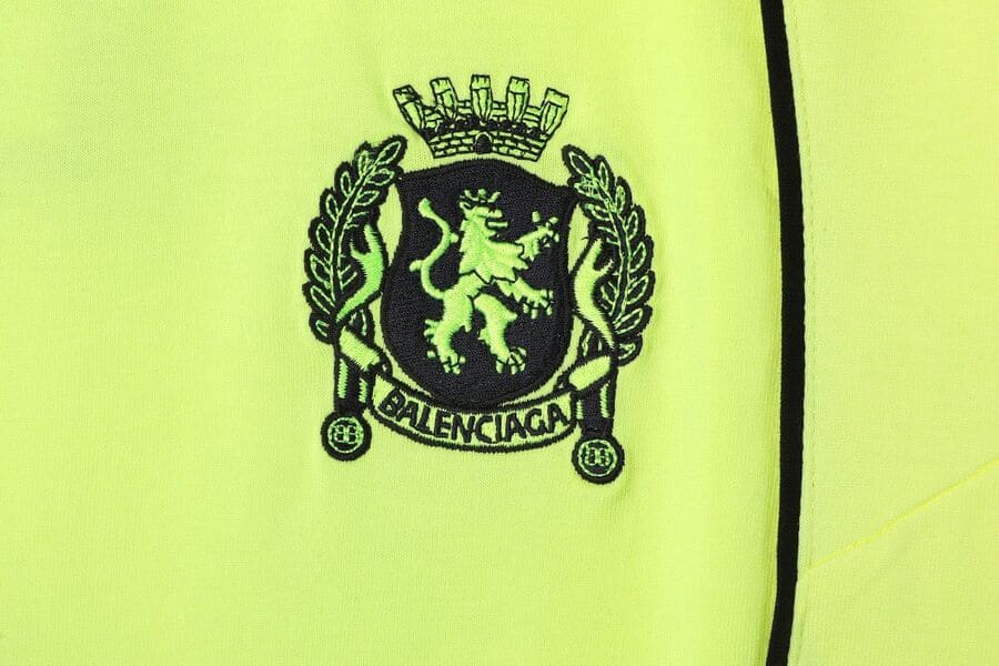 Camiseta Balenciaga Paris #10 Soccer Jersey Oversized Green