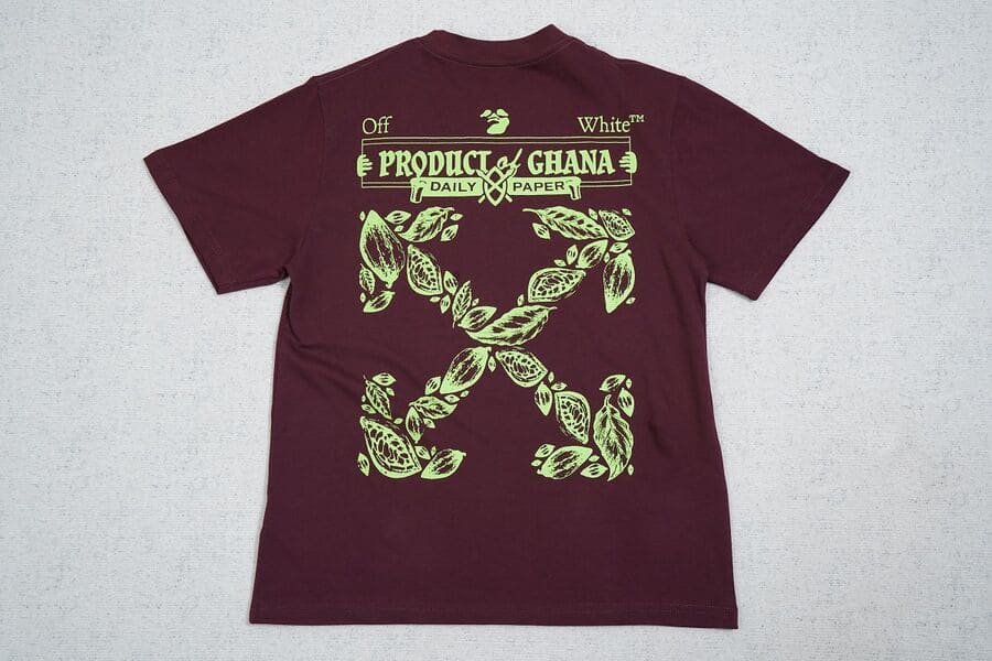 Camiseta Off-White x Daily Paper x Surf Ghana