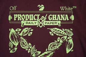 Camiseta Off-White x Daily Paper x Surf Ghana