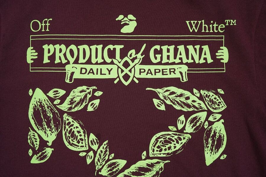 Camiseta Off-White x Daily Paper x Surf Ghana