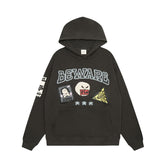 Moletom Broken Planet Beware Hoodie Black