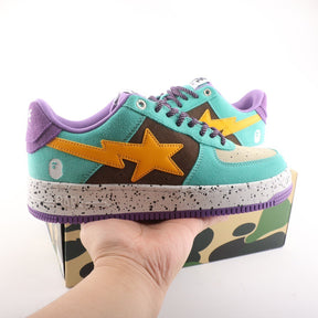 A Bathing Ape Bape Sta Brown Yellow