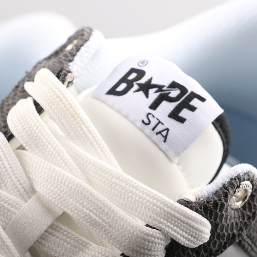 A Bathing Ape Bape Sta Low Serpentine Black