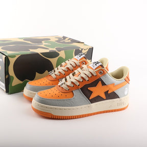 A Bathing Ape Bape Sta Grey Orange