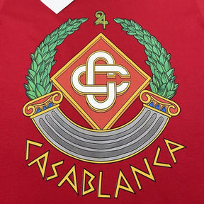 Camiseta Casablanca Casa Crest Vermelha
