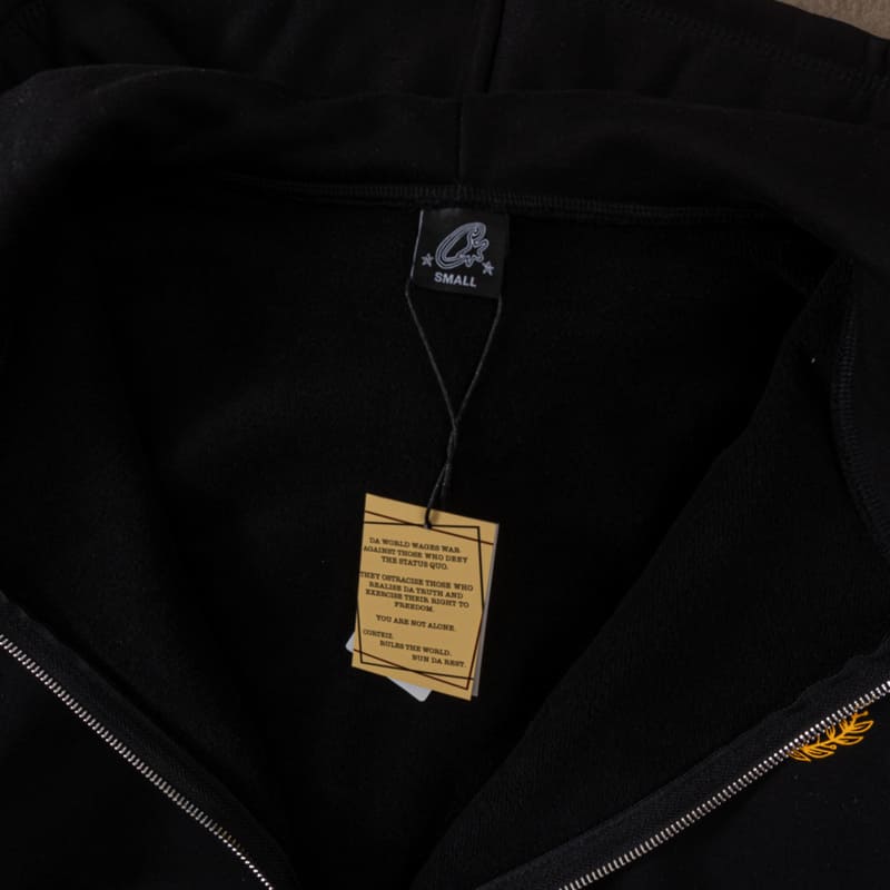 Conjunto Corteiz Superior Royale Preto/Amarelo