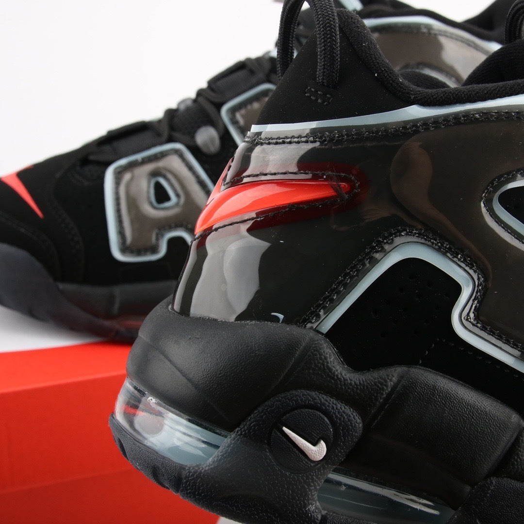 Nike Air More Uptempo Black / White Chile - Red