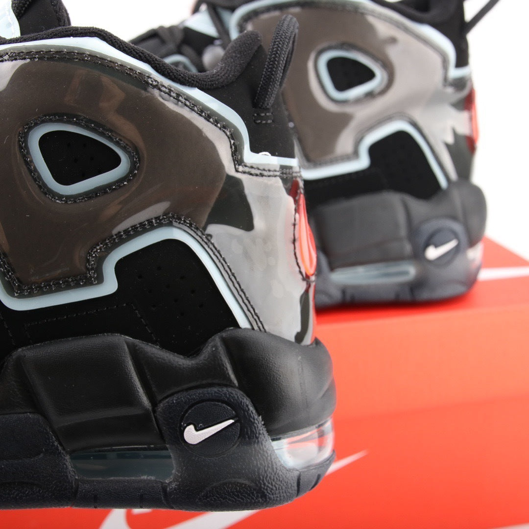 Nike Air More Uptempo Black / White Chile - Red
