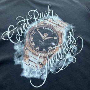 Camiseta Syna World "Can’t Rush Greatness" Preta