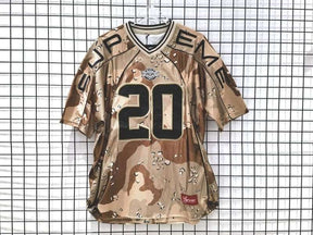 Camiseta Supreme Paneled Jersey Chocolate Camo
