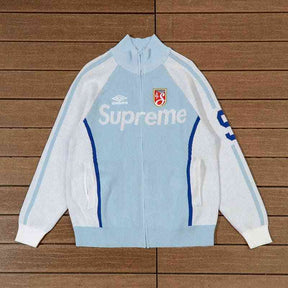 Jaqueta Supreme x Umbro Zip Up Light Blue