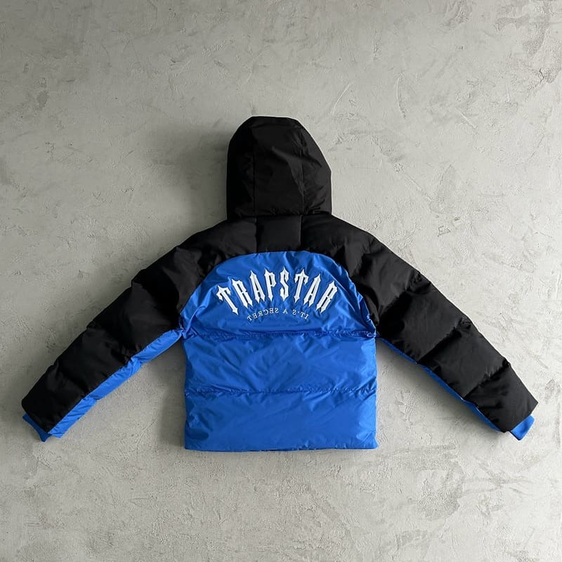 Jaqueta Trapstar Irongate Arch Puffer Black/Blue