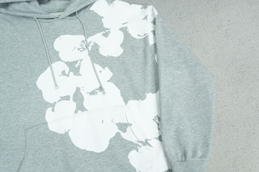 Moletom Denim Tears Big Cotton Wreath Grey