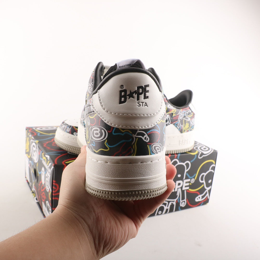 A Bathing Ape Bape Sta Medicom Toy Bearbrick Camo Black