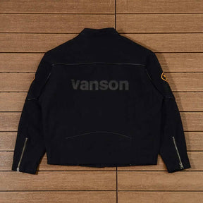 Jaqueta Supreme x Vanson Leathers Cordura Black
