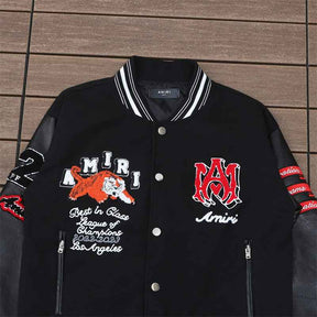 Jaqueta Amiri College Logo Patch Preta