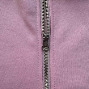 Jaqueta Corteiz Hybrid Knit Alcatraz Rosa