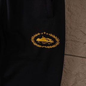 Conjunto Corteiz Superior Royale Preto/Amarelo