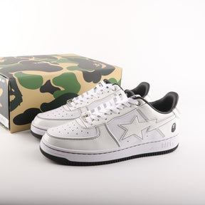 A Bathing Ape Bape Sta Black White Line