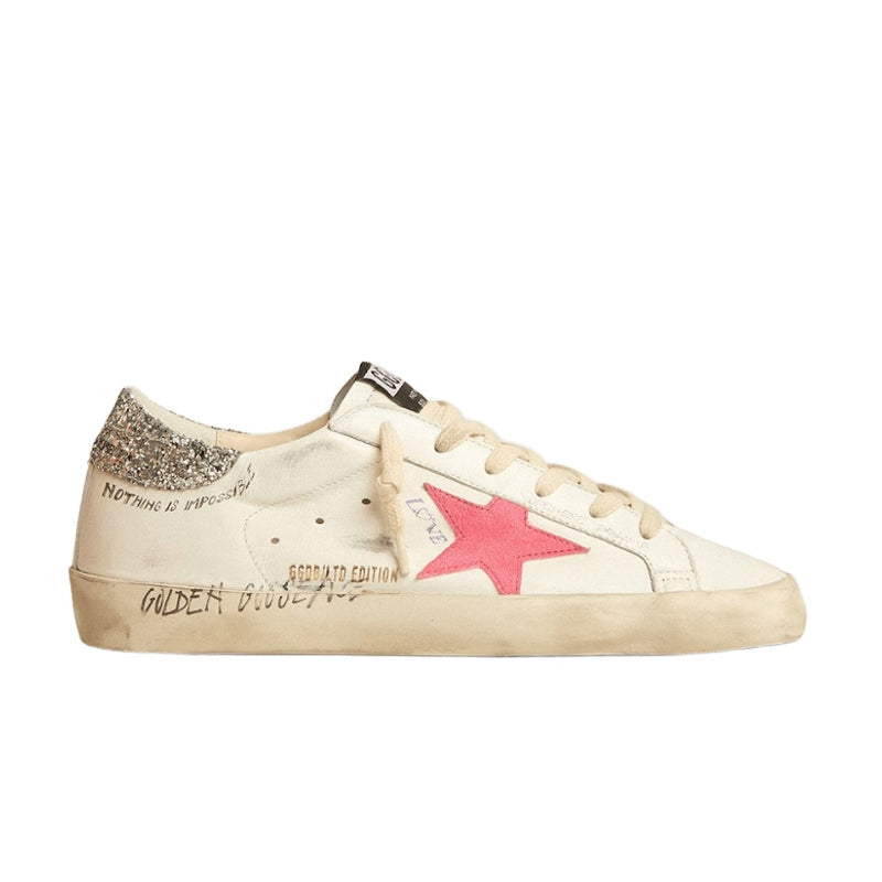Golden Goose LTD Super-Star White Pink