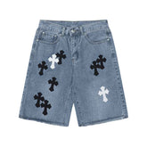 Bermuda Chrome Hearts Cross Jeans