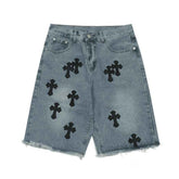 Bermuda Chrome Hearts Cross Jeans