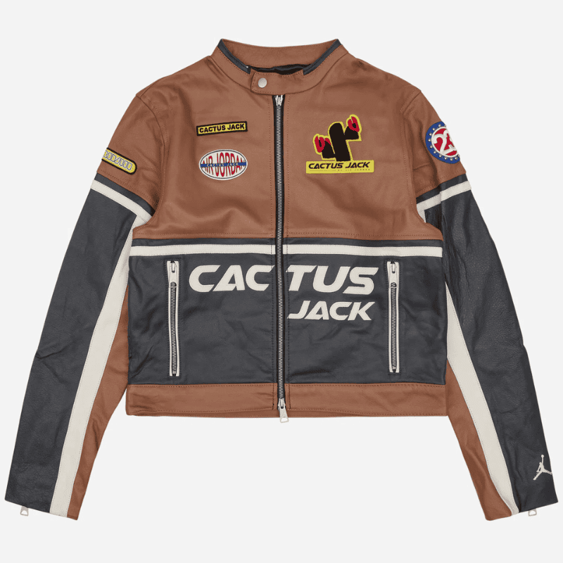 Jaqueta Travis Scott x Jordan Archaeo Brown